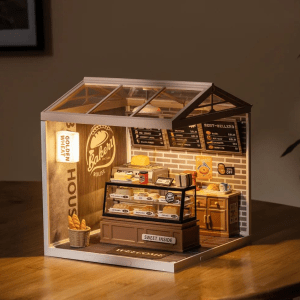 DIY Miniature Dollhouse Kit | Golden Wheat Bakery