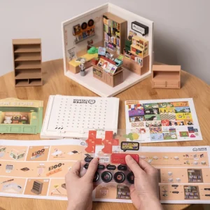 DIY Miniature Dollhouse Kit | Fascinating Book Store